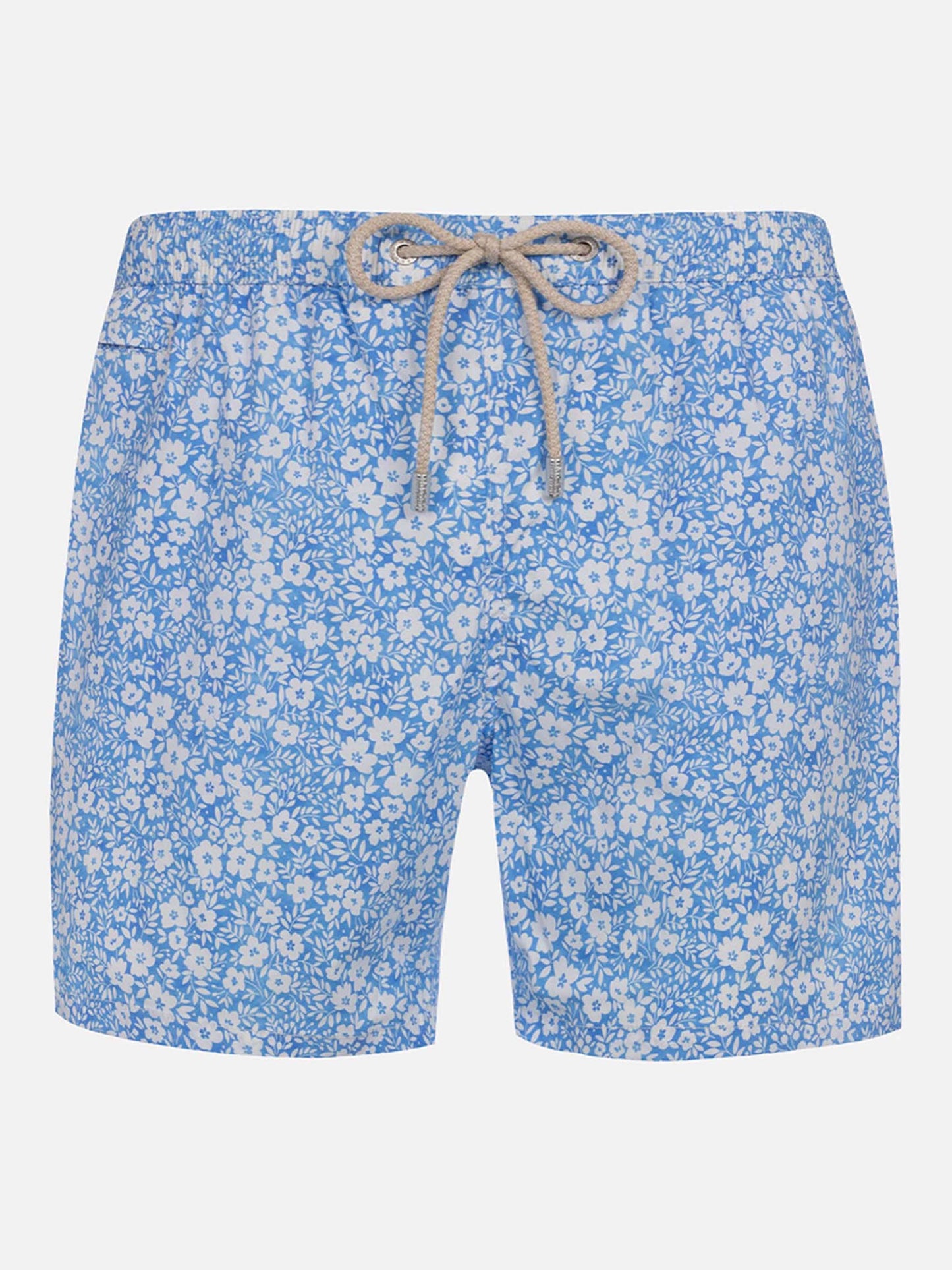 Short de bain classique stretch Comfort Light à imprimé floral 