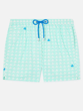 Comfort Light swim shorts with octopus print