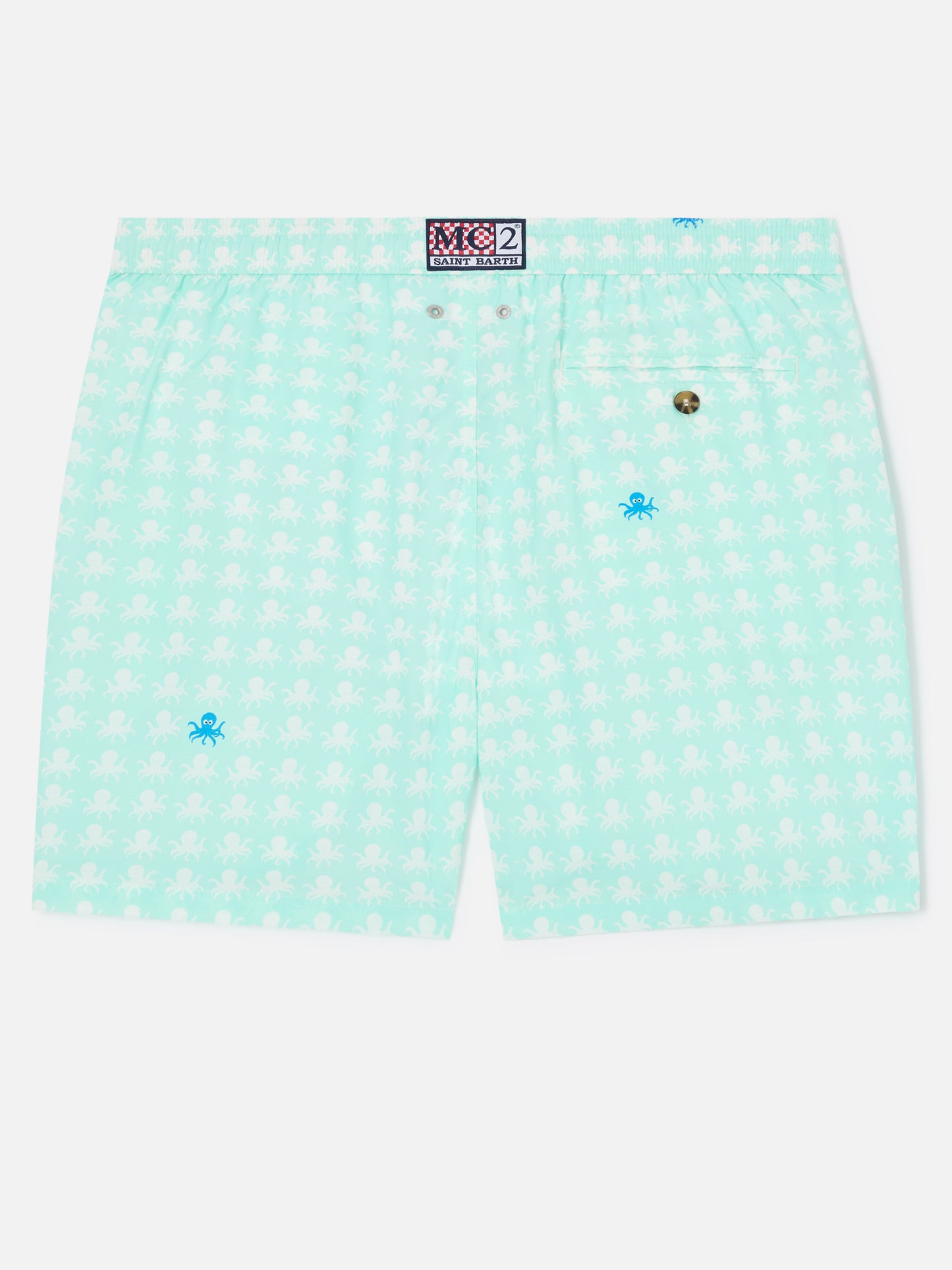 Comfort Light swim shorts with octopus print