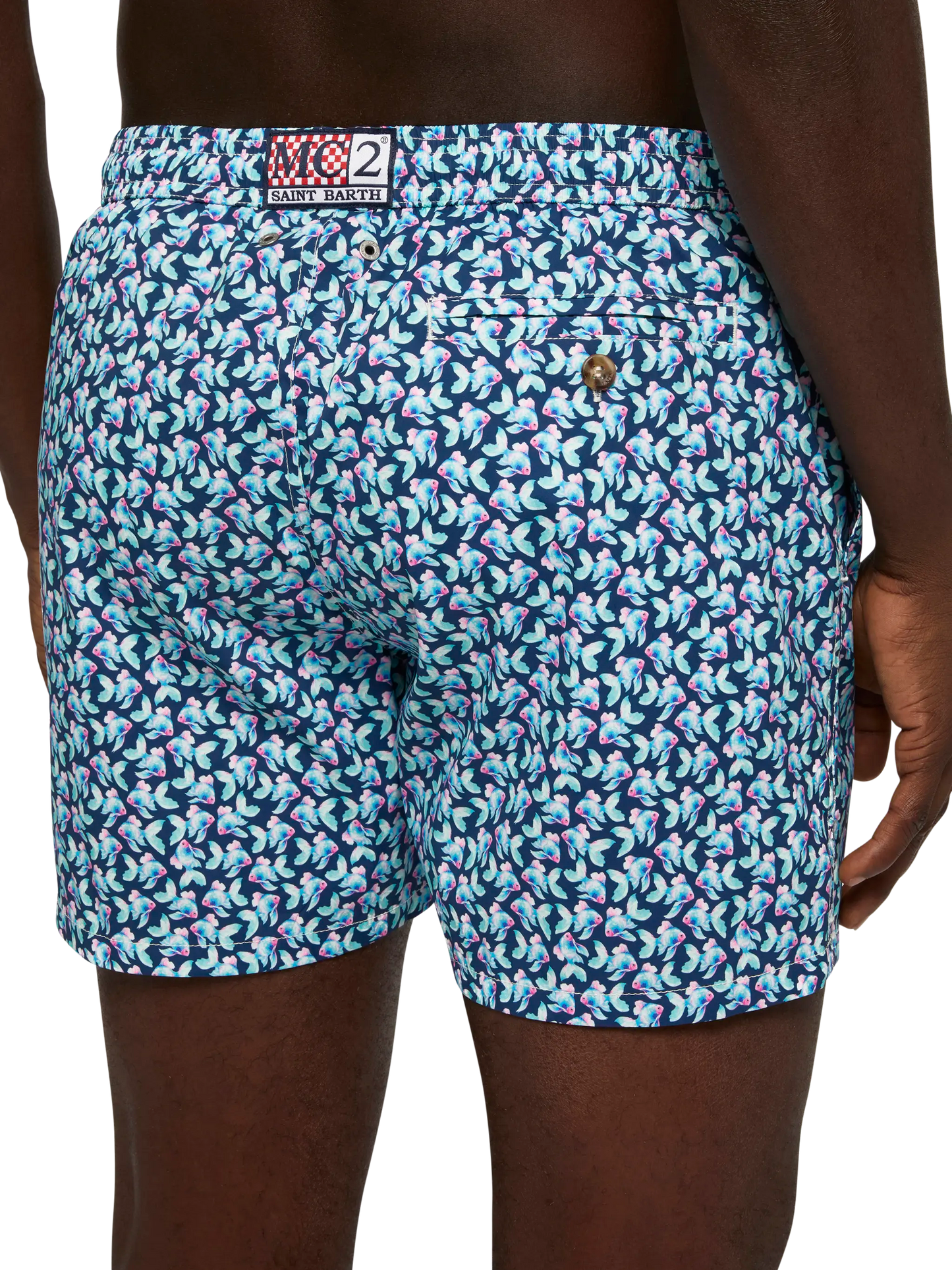 Costume mare Comfort Light con stampa pesci