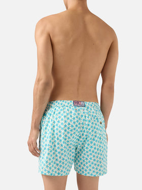 Badeshorts Comfort Light mit Seestern-Print