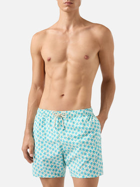 Badeshorts Comfort Light mit Seestern-Print