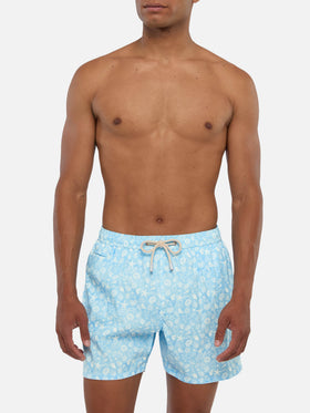 Comfort Light Badeshorts mit Muschel-Print