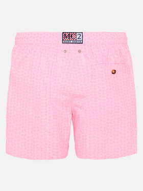 Comfort Light Badeshorts mit Fisch-Print