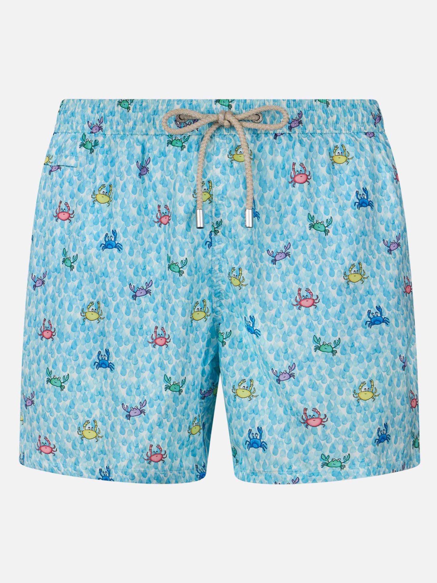 Comfort Light swim shorts with crabs print