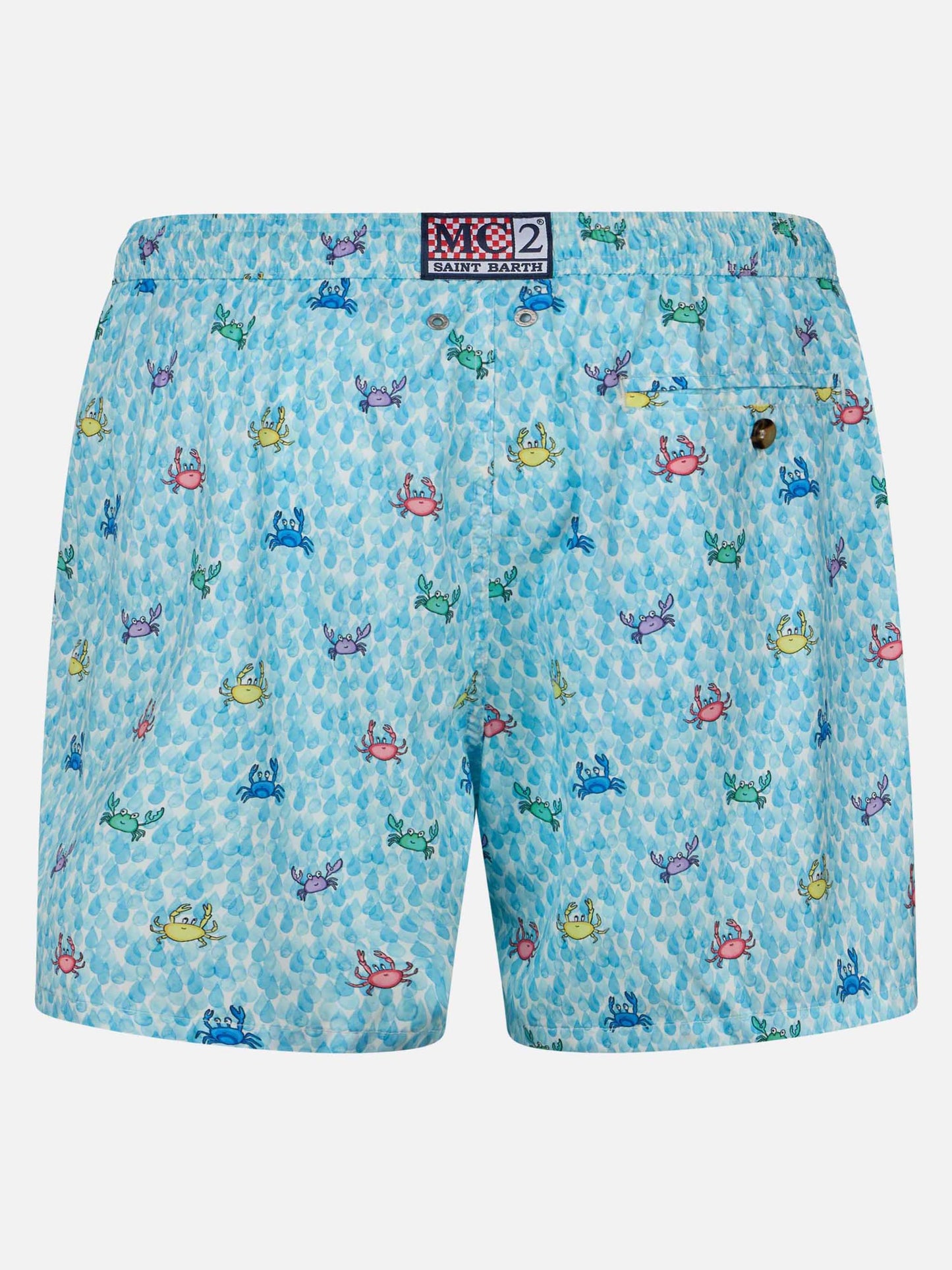 Comfort Light swim shorts with crabs print