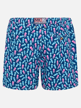 Comfort Light swim shorts with jellyfish print