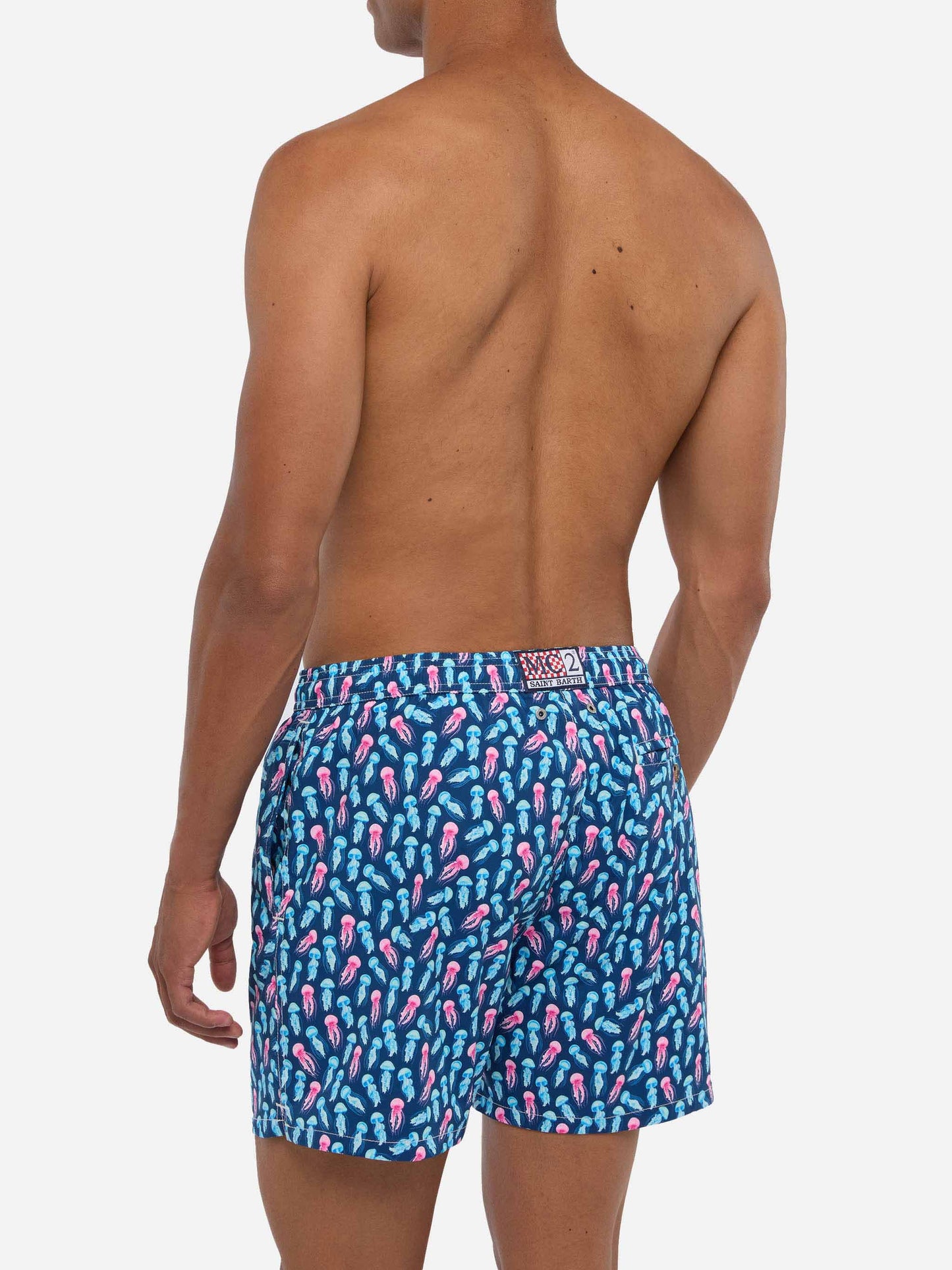 Comfort Light swim shorts with jellyfish print