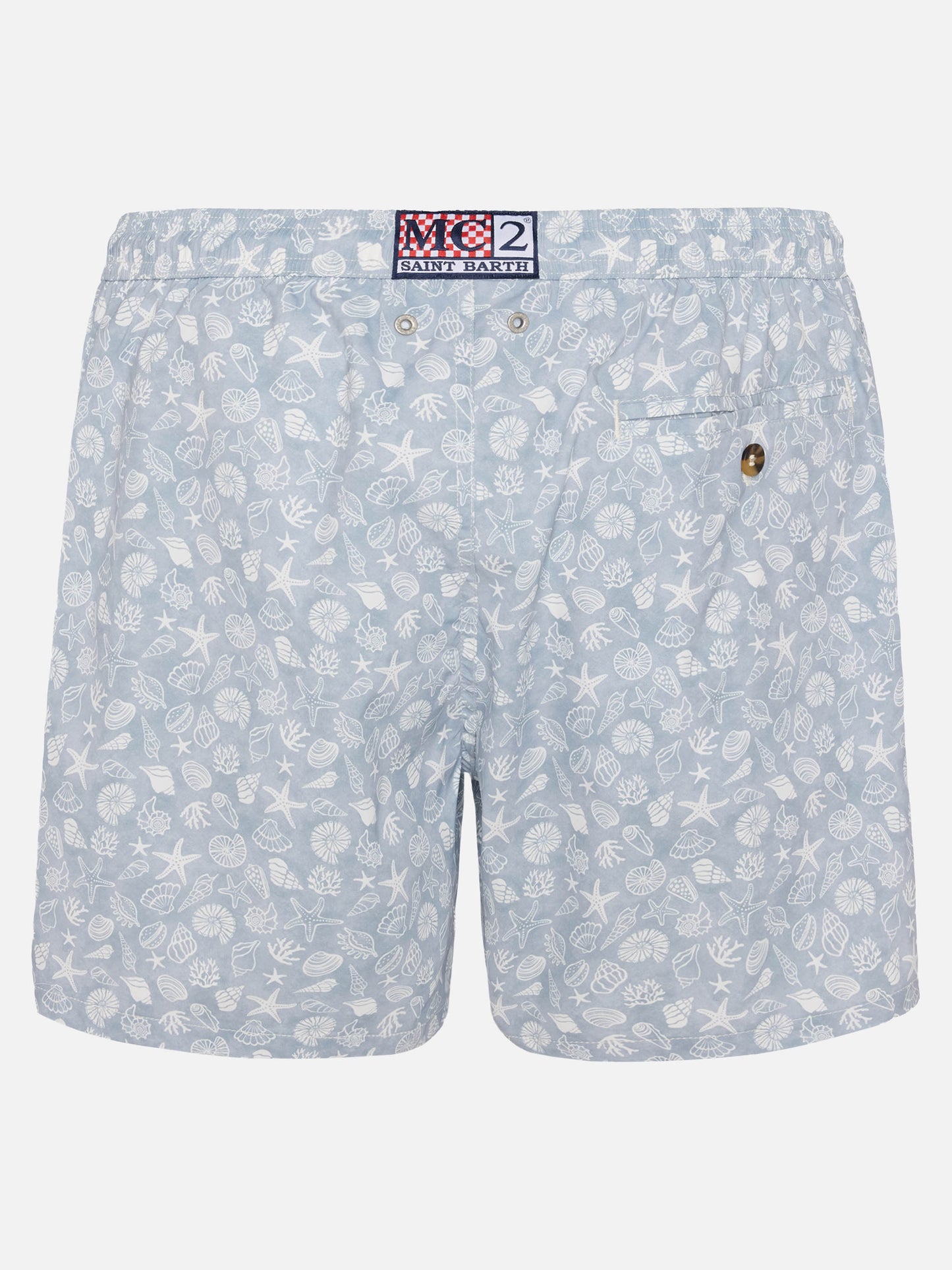 Comfort Light Badeshorts mit Muschel-Print