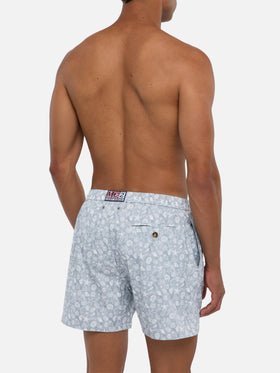 Comfort Light Badeshorts mit Muschel-Print