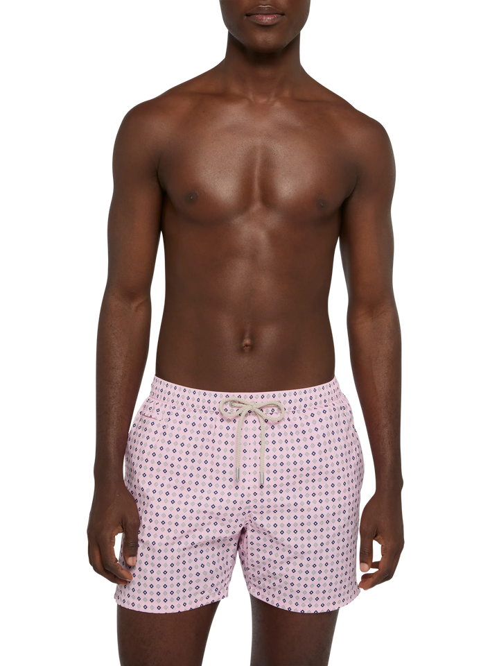 Comfort Light swim shorts with tie print