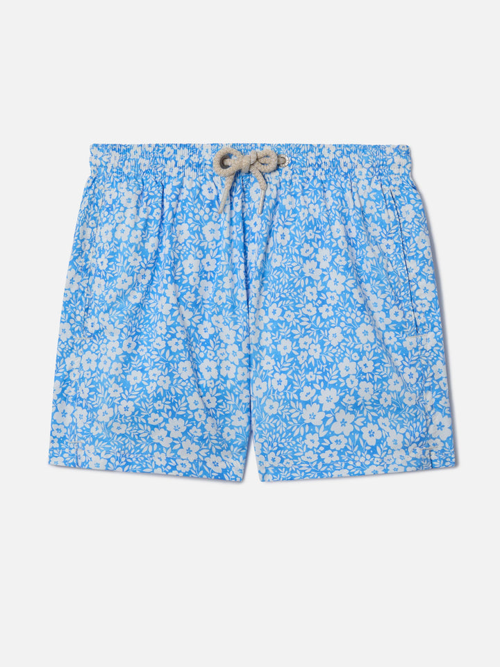 Bañador clásico Comfort Light elástico con estampado floral 
