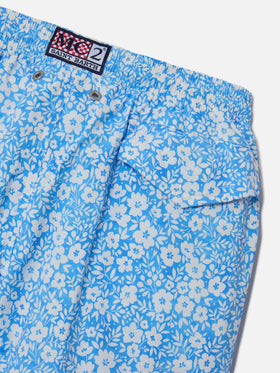 Klassische Comfort Light Stretch-Badeshorts mit Blumenprint 