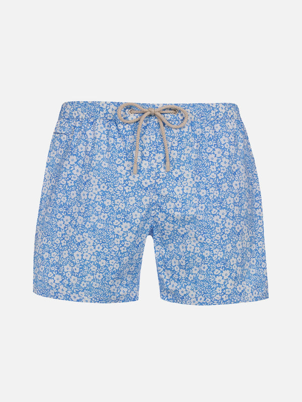 Boy Comfort Light Badeshorts mit Vintage-Blumendruck