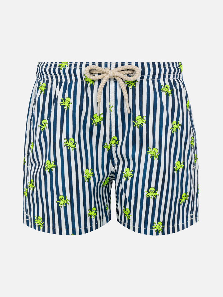 Badeshorts Comfort Light mit Oktopus-Print