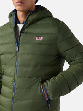 Piumino double face Courchevel in verde militare