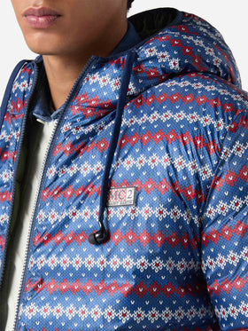 Piumino double face Courchevel in verde militare