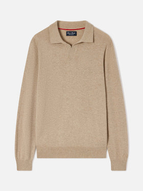 Polo Covent en cashmere camel 