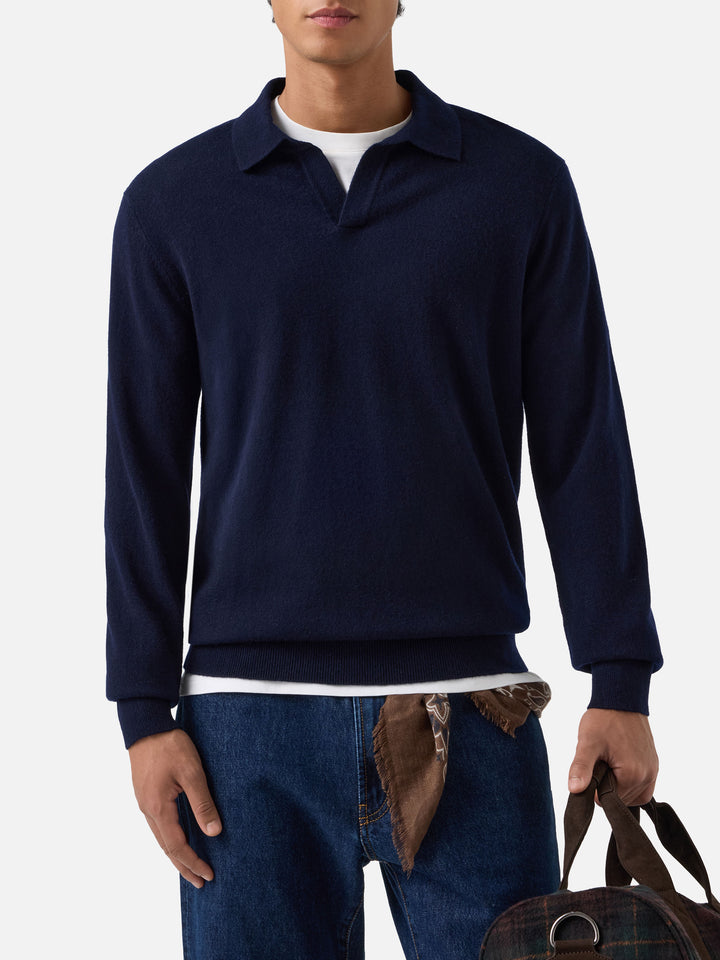 Polo Covent en cashmere blue azul marino 