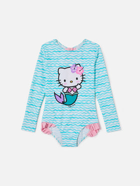 Costume intero Cressy a maniche lunghe con stampa Hello Kitty | Special Edition