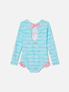 Costume intero Cressy a maniche lunghe con stampa Hello Kitty | Special Edition