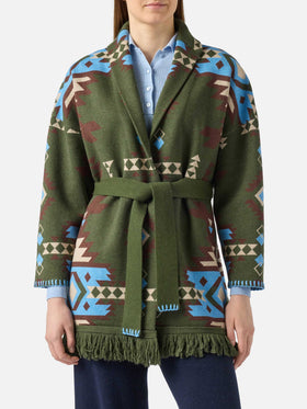 Woman cardigan Cristabel with belt