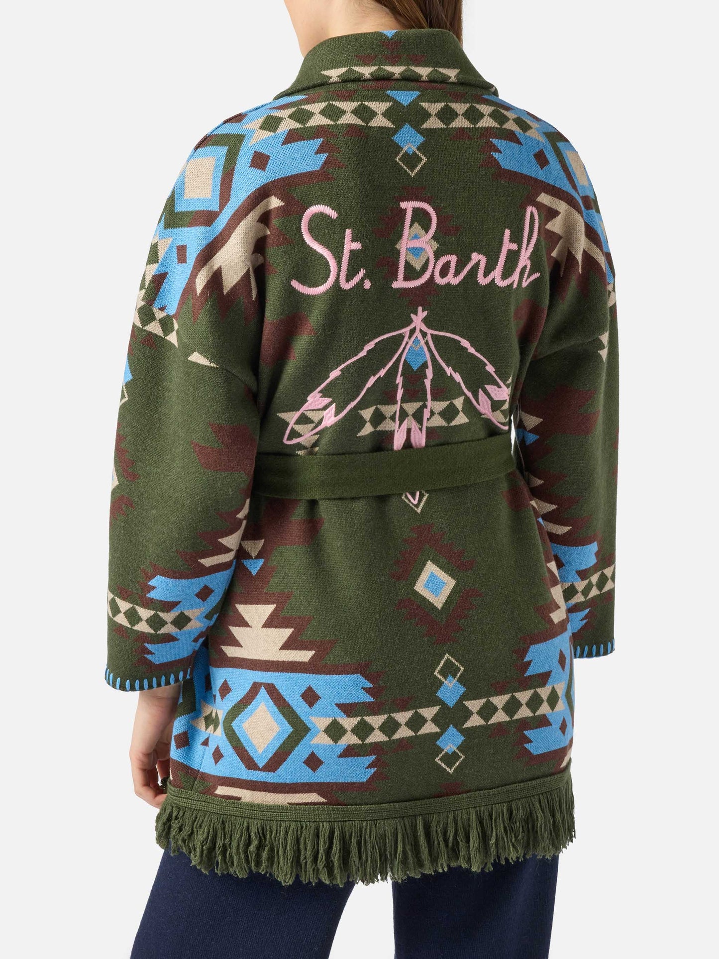 Woman cardigan Cristabel with belt