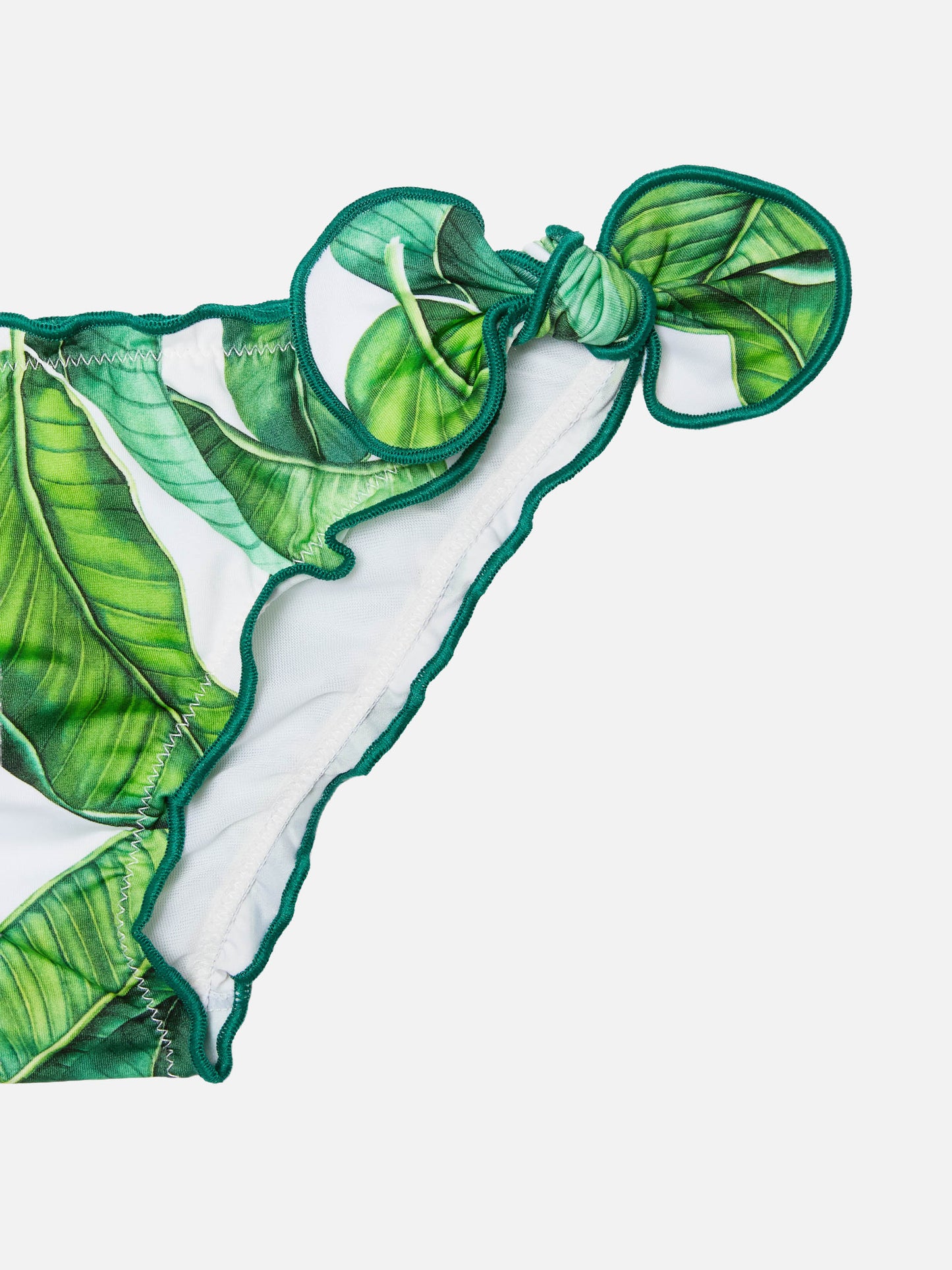 Cric classic swim briefs with banana leaves print