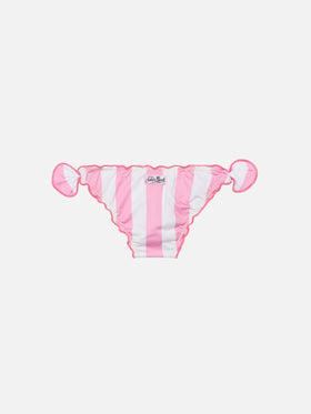 Cric classic swim briefs with pink striped print
