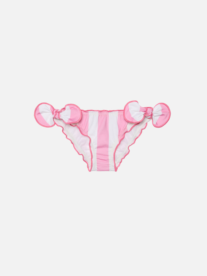 Cric classic swim briefs with pink striped print