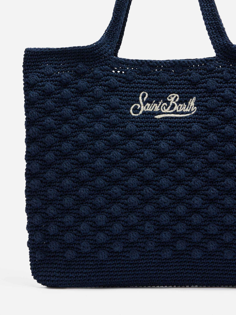 Navy blue Crochet Bag