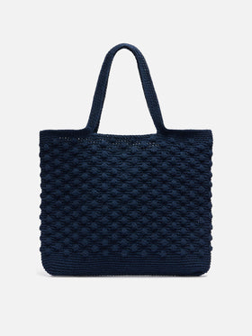 Navy blue Crochet Bag