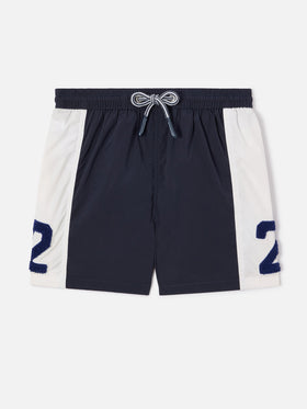 Short de bain Cup Jr avec bandes et patch 