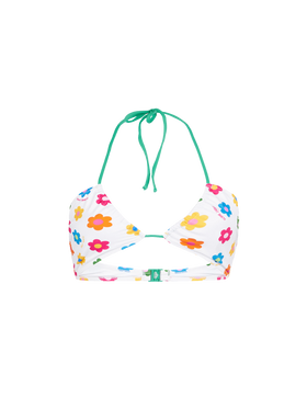 Daisy print bandeau top