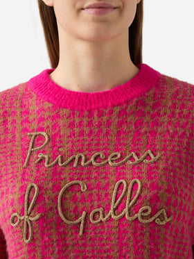 Girocollo brushed da donna con Princess of Galles