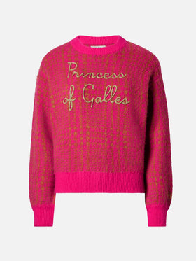 Girocollo brushed da donna con Princess of Galles