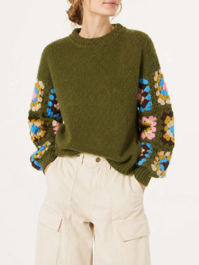 Pull vert Danya Soft Crochet 