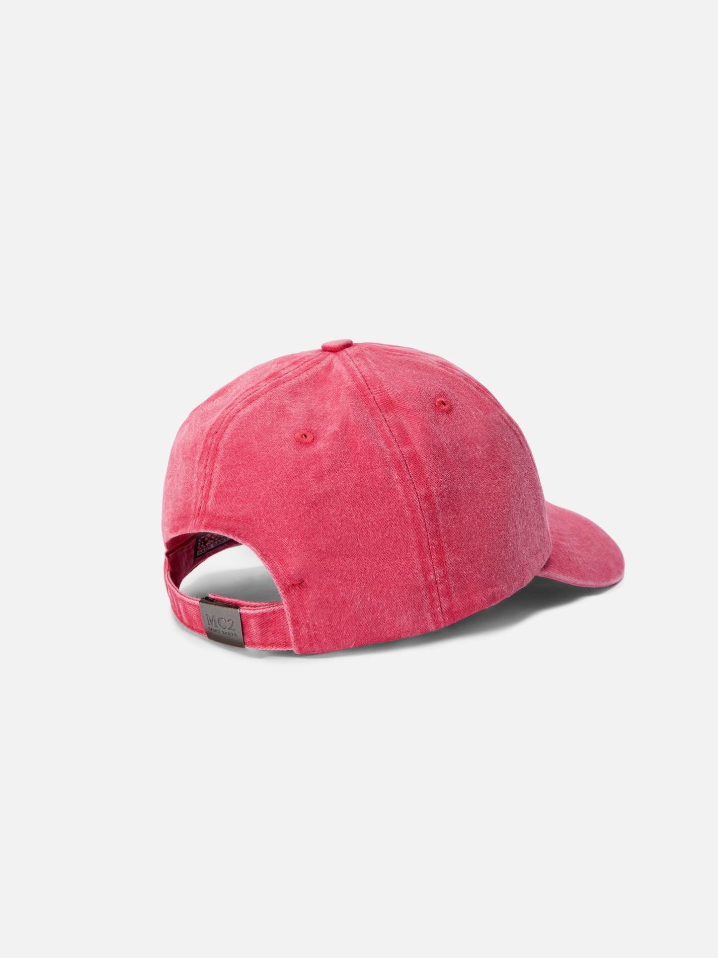 Cappellino Davis in denim rosso con ricamo Saint Barth