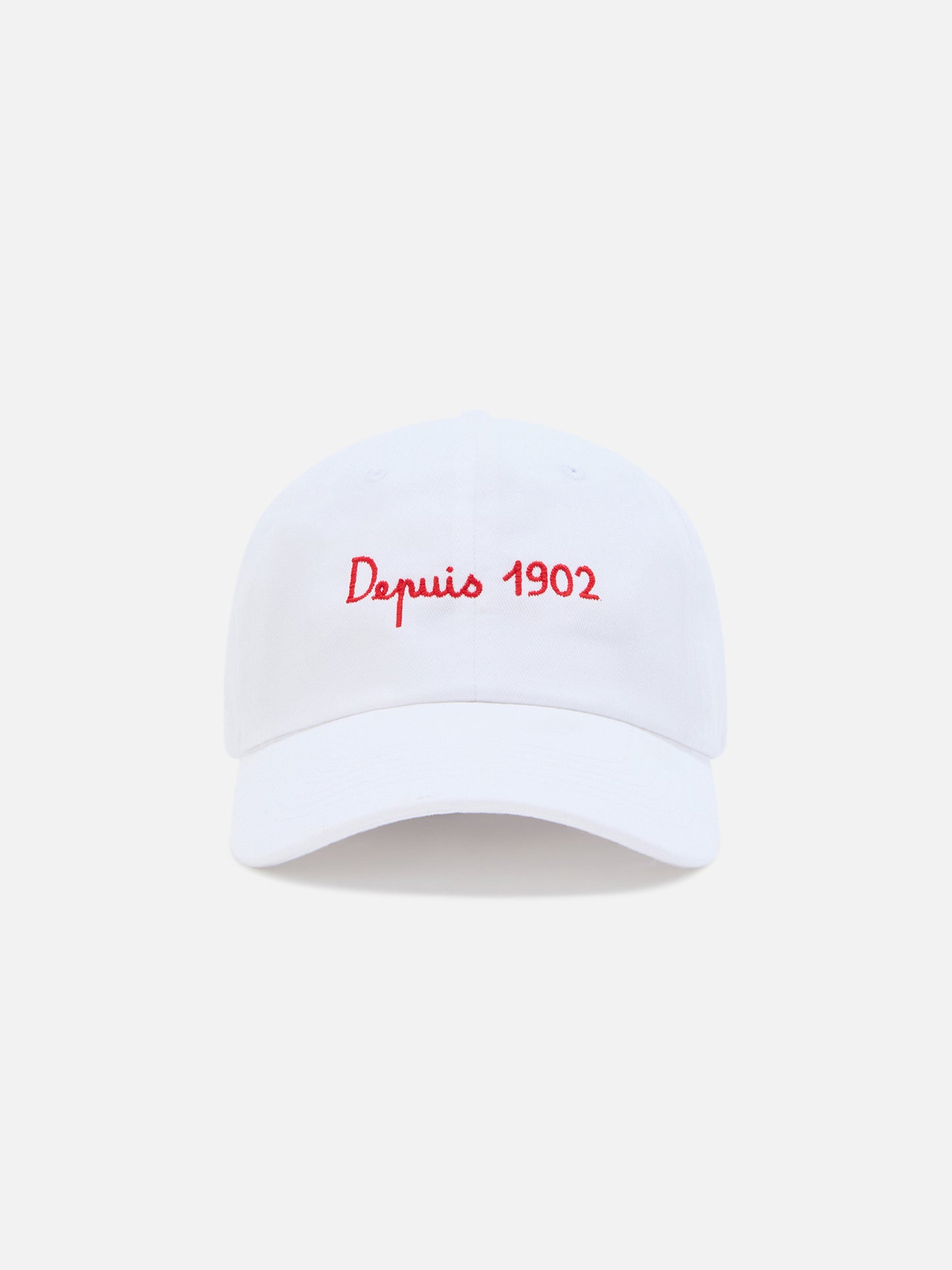Cappellino Davis con visiera in cotone bianco e ricamo AS Cannes | AS CANNES SPECIAL EDITION