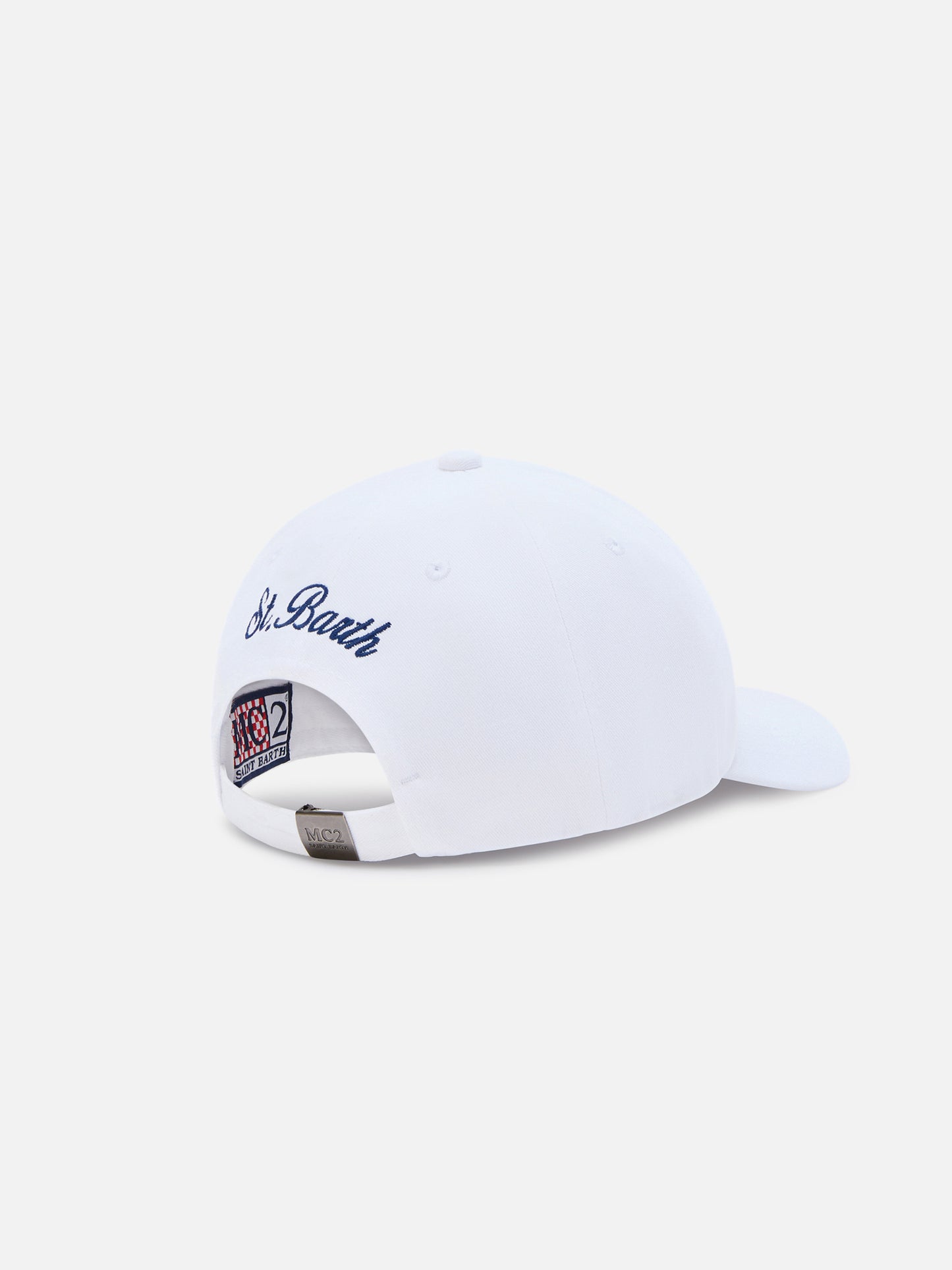 White Davis cotton baseball cap with AS Cannes dragon embroidery | AS CANNES SPECIAL EDITION