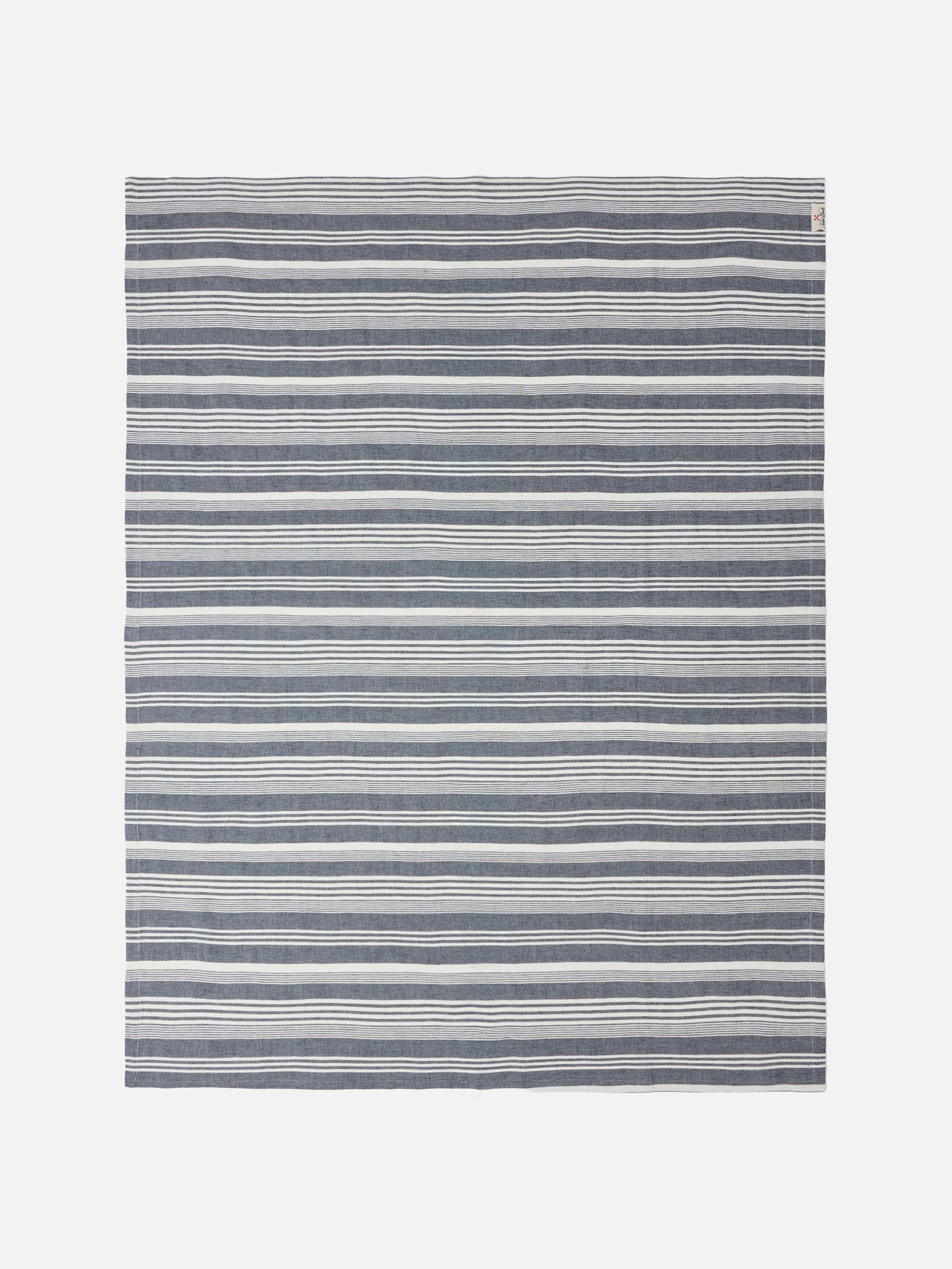 Microfiber extra large beach towel Deauville with blue striped print