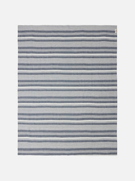 Microfiber extra large beach towel Deauville with blue striped print