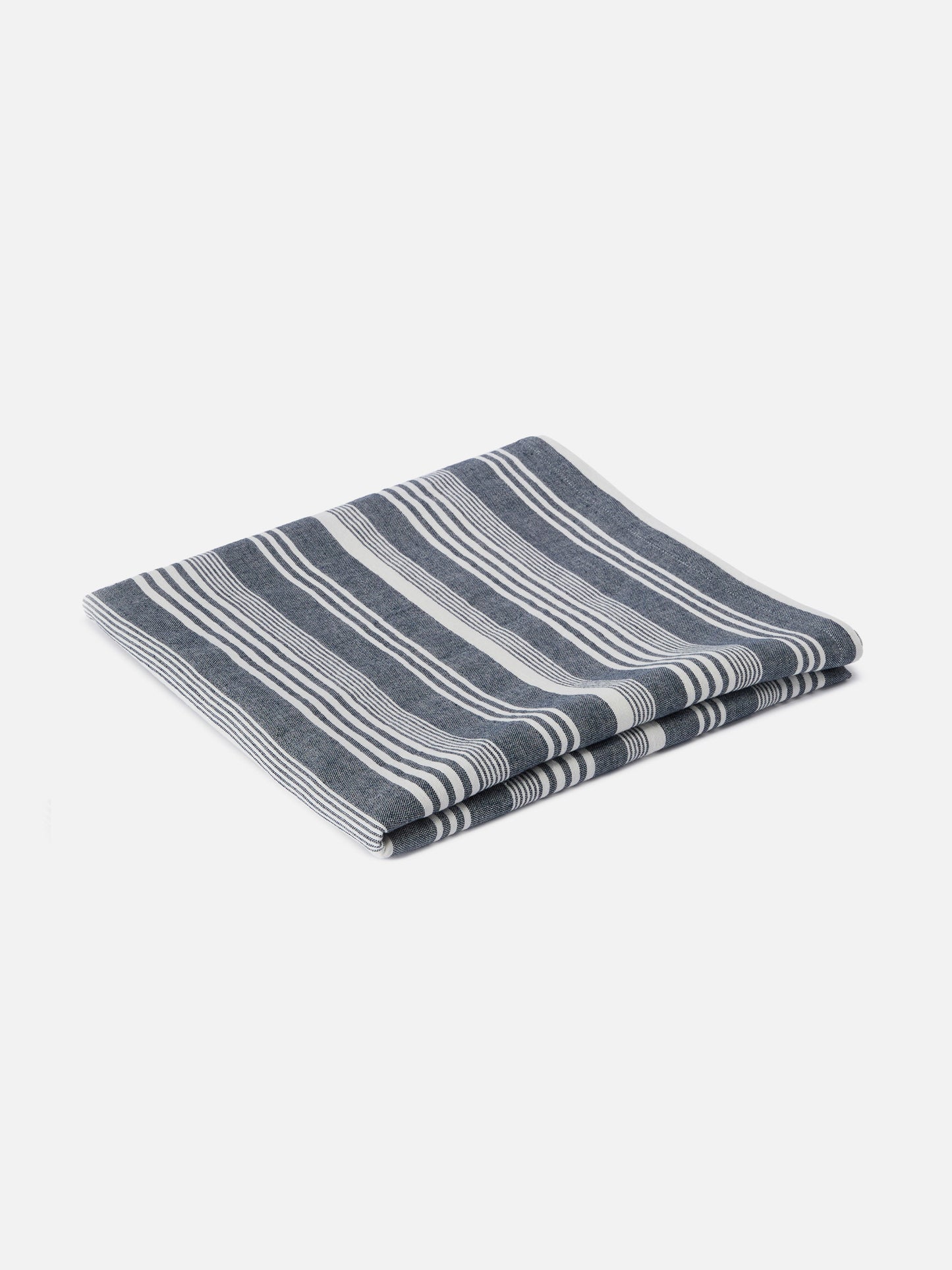 Microfiber extra large beach towel Deauville with blue striped print