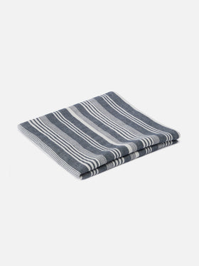 Microfiber extra large beach towel Deauville with blue striped print