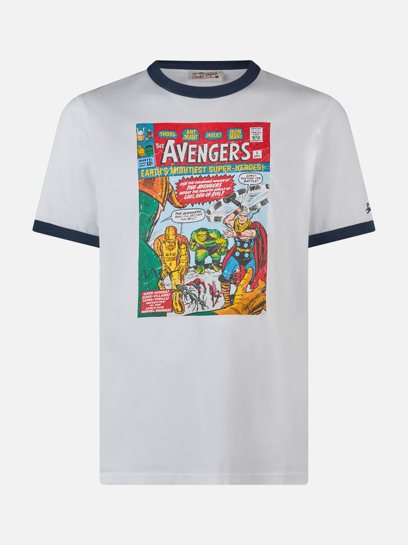 Man cotton t-shirt with Avengers print | MARVEL SPECIAL EDITION