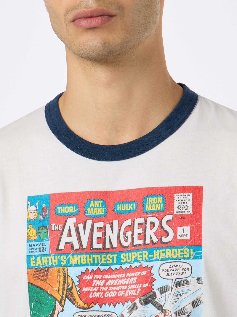 Man cotton t-shirt with Avengers print | MARVEL SPECIAL EDITION