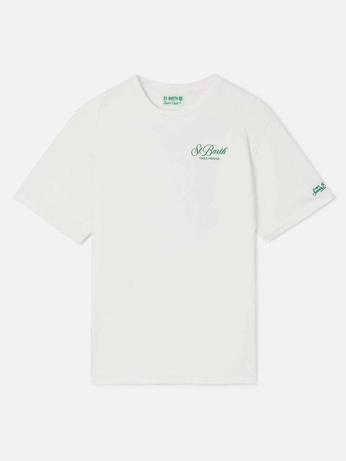 Delmar T-Shirt in Weiß mit Peanuts Tennis Paradise-Print 