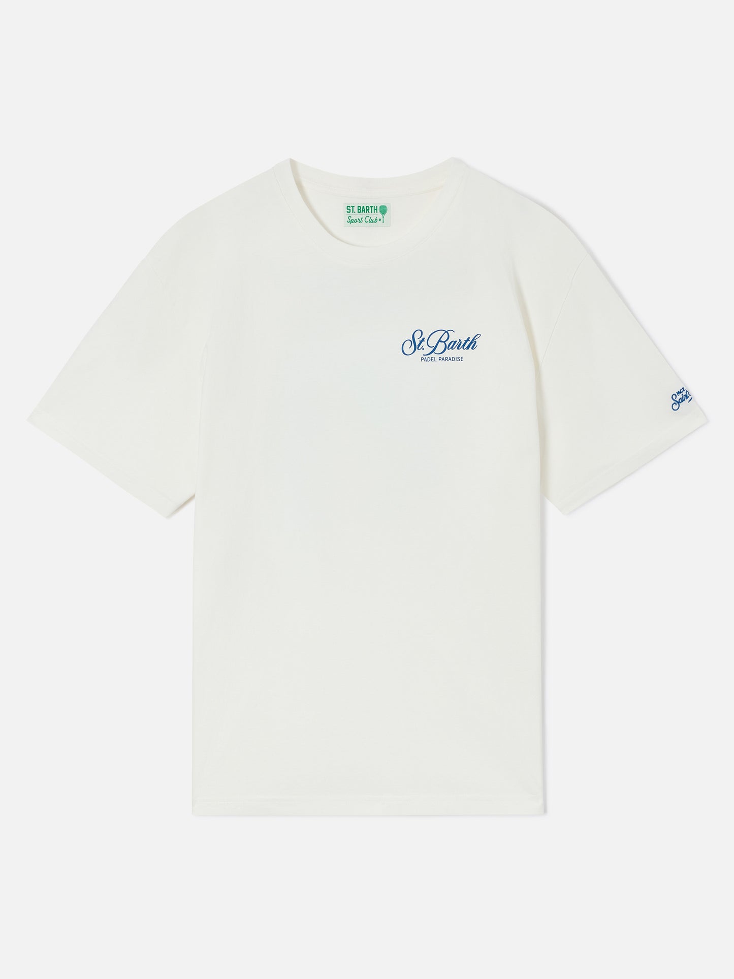 T-shirt Delmar bianca con stampa Peanuts Padel Paradise
