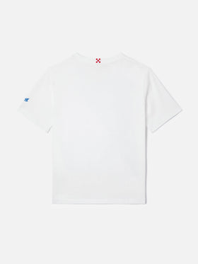 Denver Jr t-shirt with St. Barth Playboy maxi print
