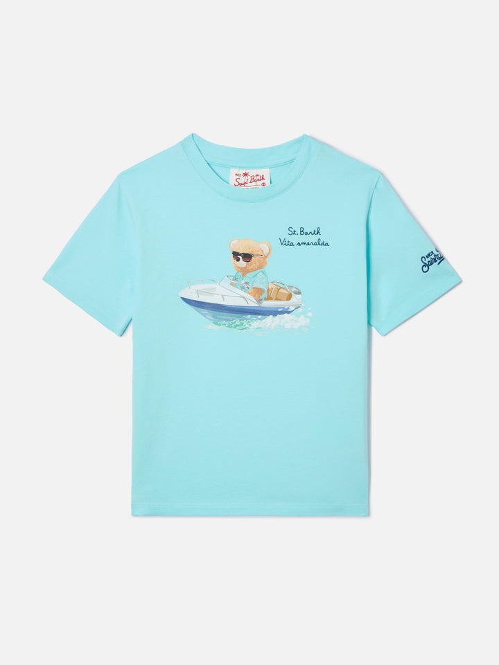 Denver Jr t-shirt with Vita Smeralda embroidery